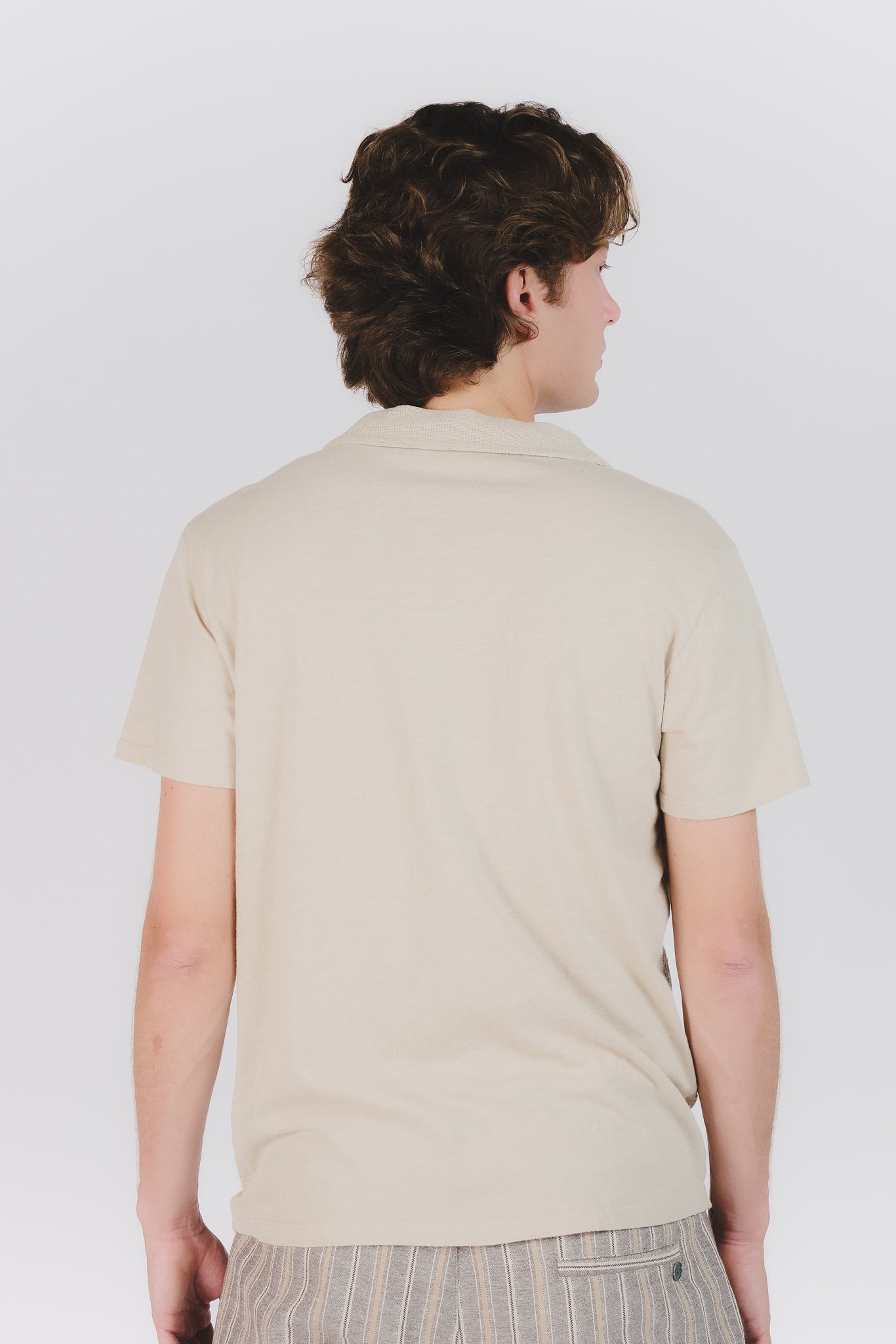 Polo Uomo Beige man Barone firenze - 3
