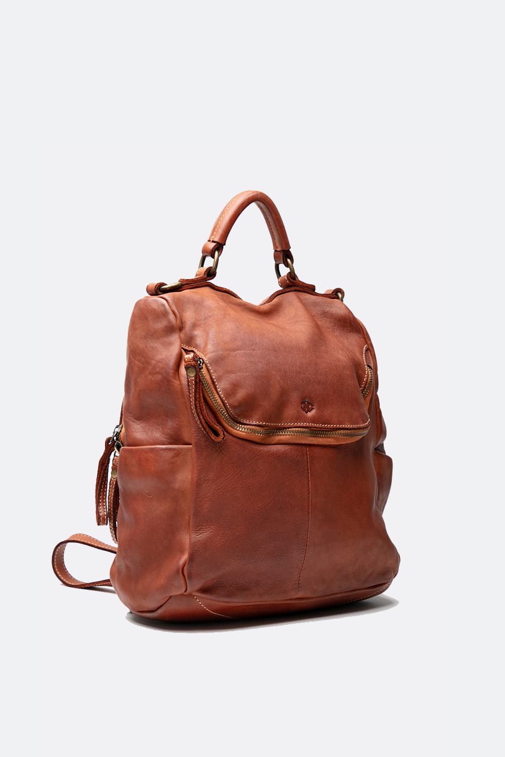 Arezzo Gold zaino 100% vera pelle Made in Italy - Barone Firenze