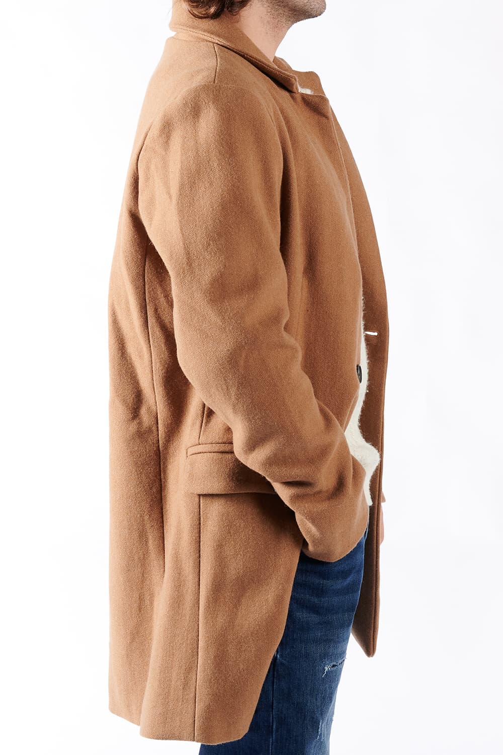 Cappotto Elegante Uomo Misto Cachemire Made in Italy - Barone Firenze