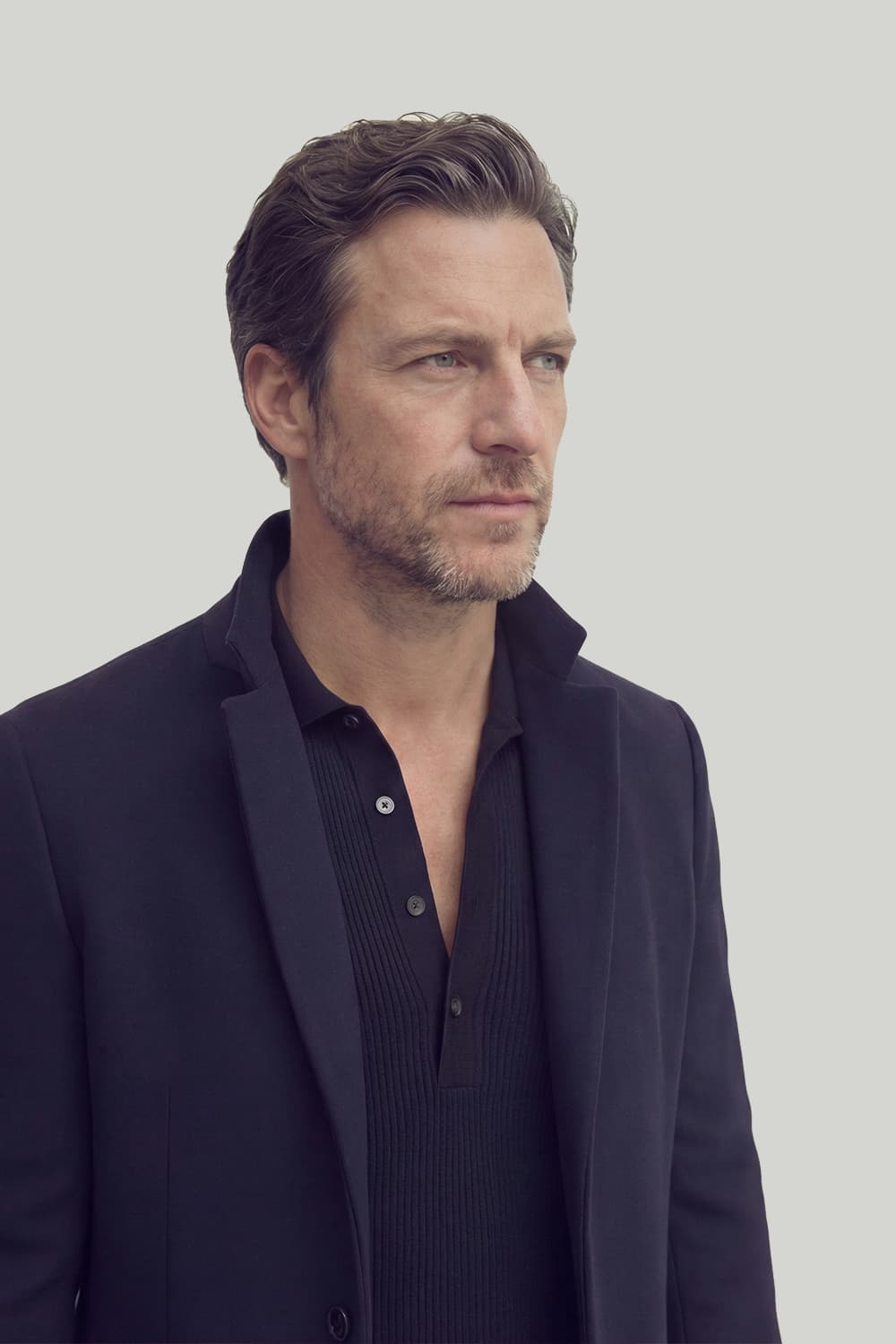 Mixed Cashmere Men's Elegant Coat