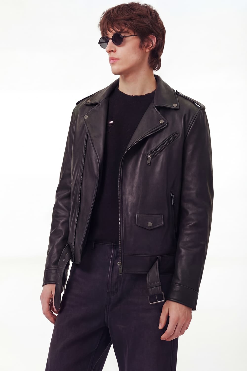 Chiodo Uomo giacca 100% vera pelle Made in Italy - Barone Firenze