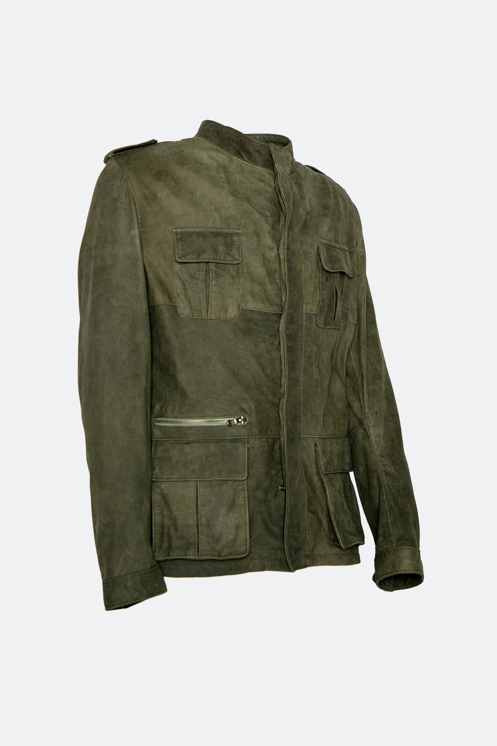 Francesco Oleato Verde 100% vera pelle Made in Italy - Barone Firenze