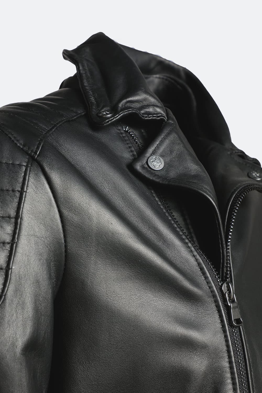 Chiodo Matteo Bike giacca donna 100% vera pelle Made in Italy- Barone Firenze