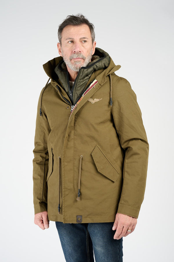 Long men's parka uomo Barone firenze