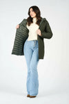 WOMEN'S LONG THERMAL DOWN JACKET woman Barone firenze - 2