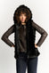 Cortina Black Vest woman Barone firenze - 1