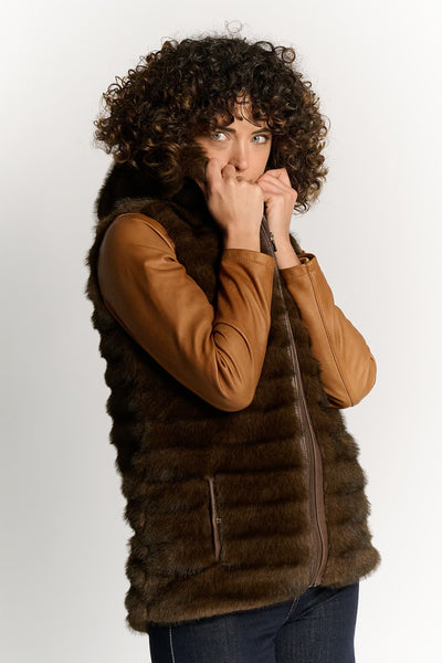 Cortina Dark Brown Vest