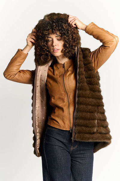 Cortina Dark Brown Vest
