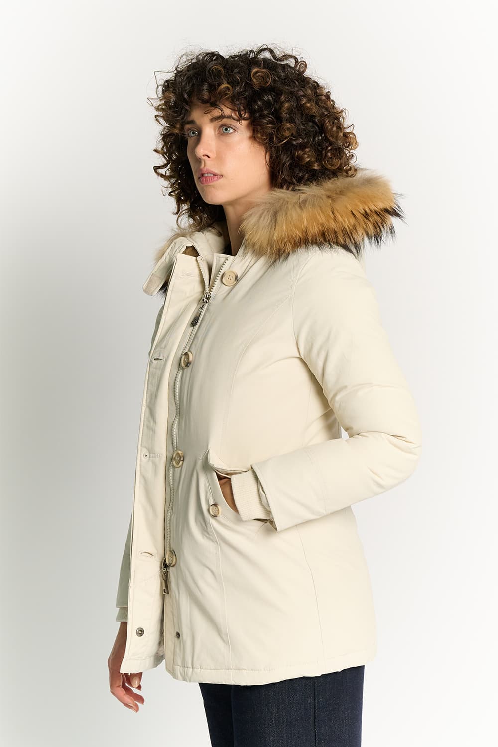 WOMEN'S LONG THERMAL DOWN JACKET woman Barone firenze - 1
