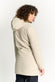 Women's Long Beige Thermal Down Jacket woman Barone firenze - 4