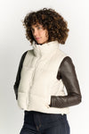 Paris Puffer Vest Jacket woman Barone firenze - 1