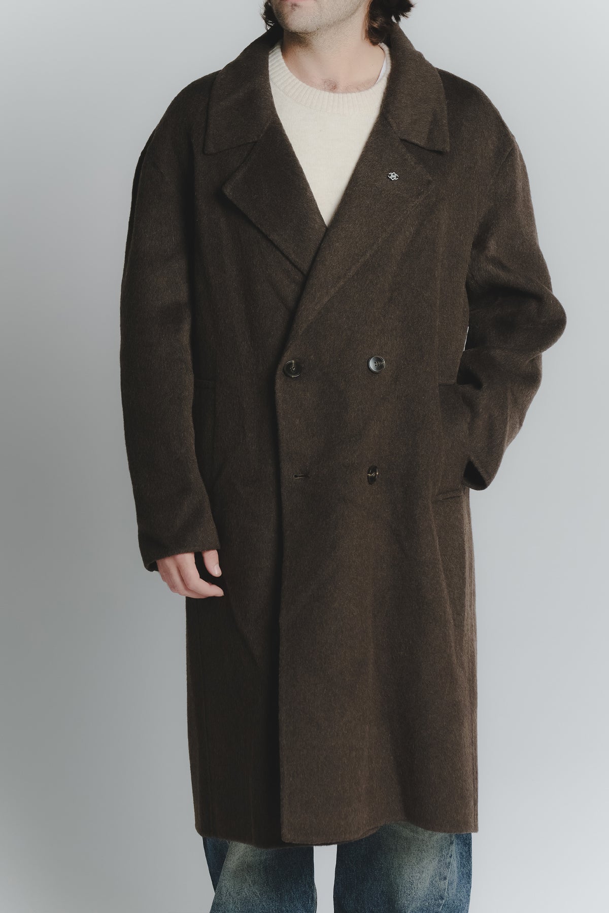 Cappotto Over Testa di Moro Uomo man Barone firenze - 1