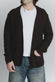 Cardigan Misto Lana Testa di Moro da Uomo man Barone firenze - 1