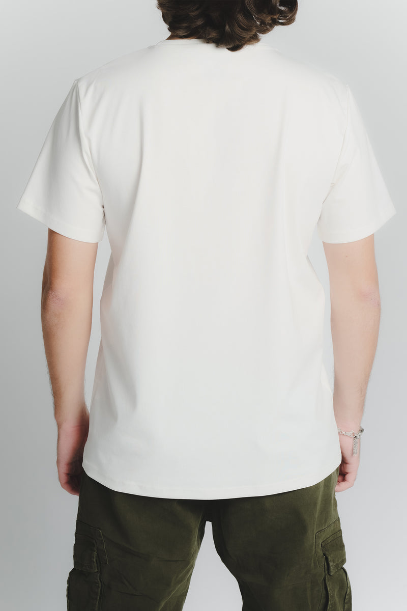 T-Shirt Uomo Stampa Bull Terrier Bianco man Barone firenze - 2