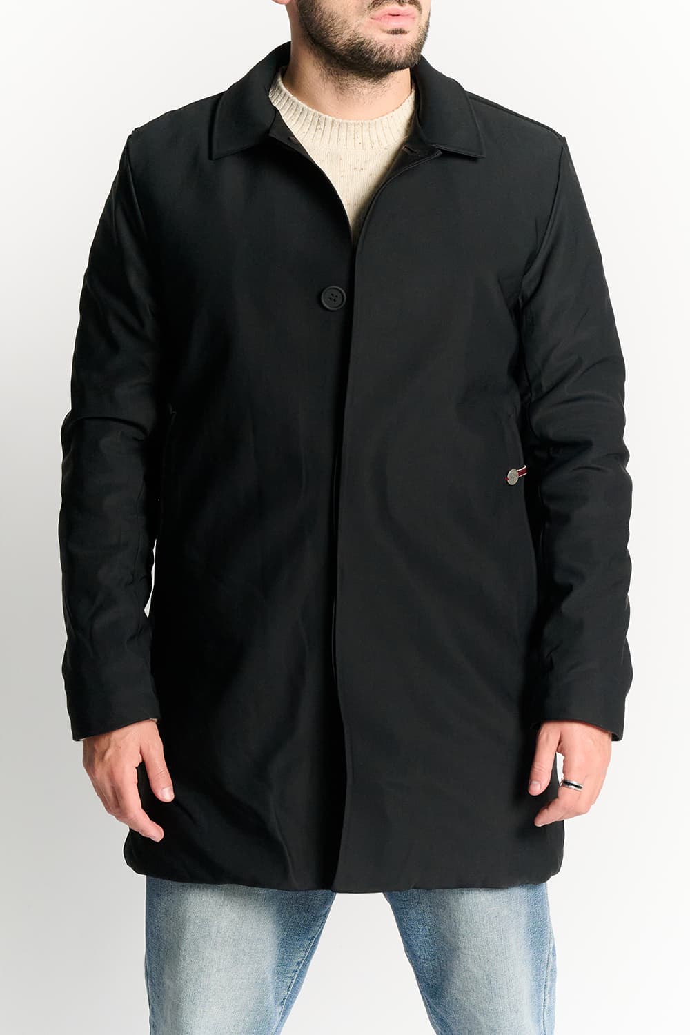 MEN'S LONG THERMAL DOWN JACKET man Barone firenze - 2
