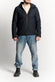 Men's Thermal Down Blue Jacket Short man Barone firenze - 1