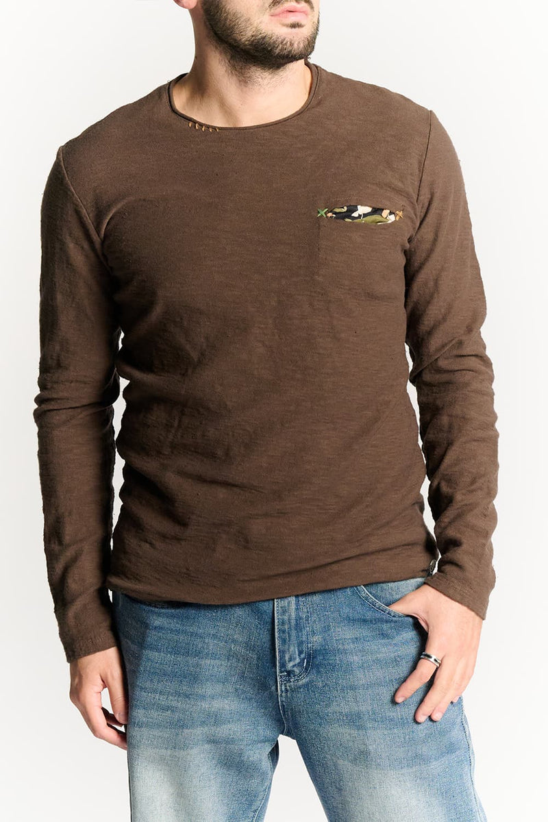 T-shirt Baron Embroidery Front man Barone firenze - 1