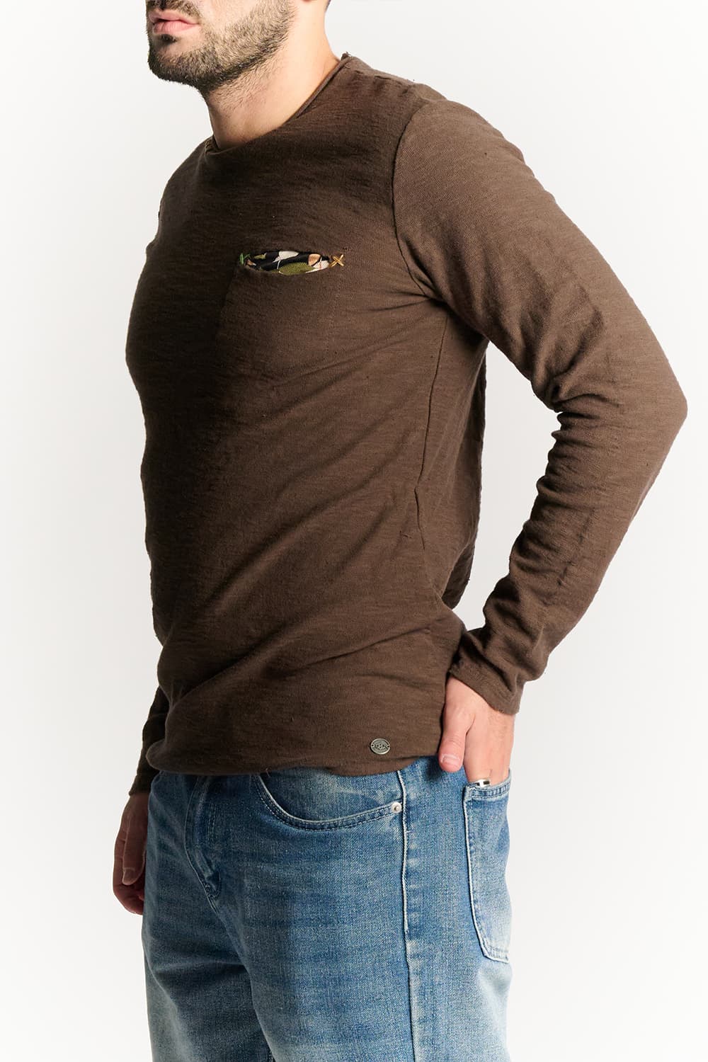 T-shirt Baron Embroidery Front man Barone firenze - 2