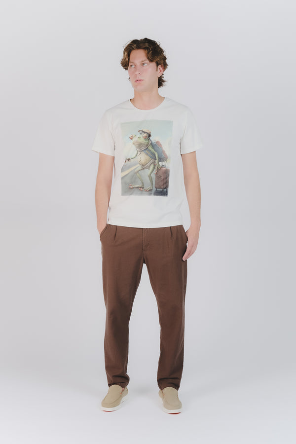 T-Shirt Uomo Stampa Rana man Barone firenze