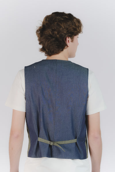 Gilet Uomo Melange Verde