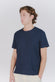 T-shirt Uomo Tramata Blu man Barone firenze - 1