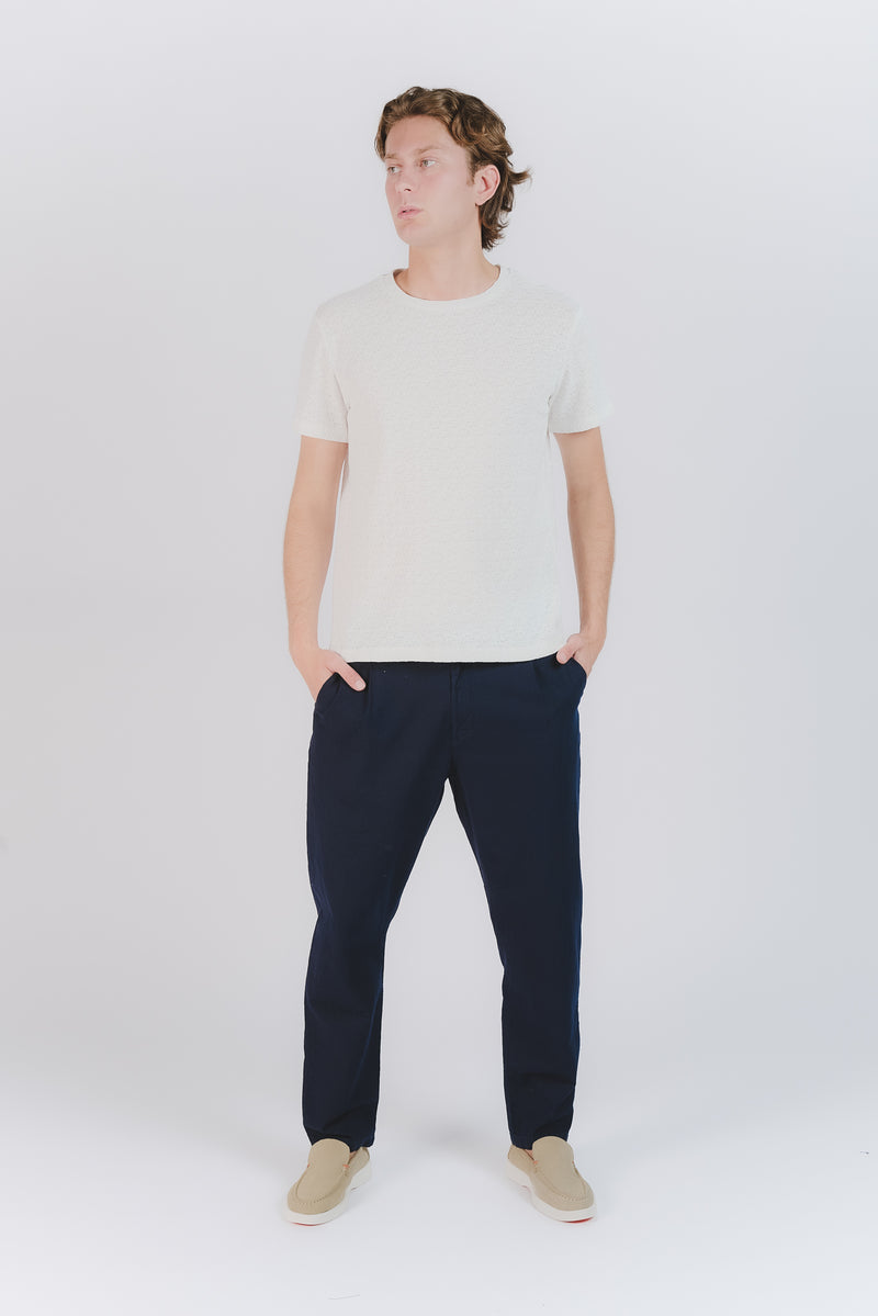 T-shirt Uomo Tramata Bianca man Barone firenze - 2
