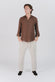 Camicia Uomo Lino Cioccolato man Barone firenze - 2