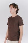 T-shirt Barone Ricamo Fronte Cioccolato man Barone firenze - 1