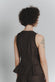 Gilet Gessato Cioccolato con Paillettes woman Barone firenze - 4