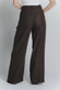 Pantalone Palazzo Gessato Cioccolato con Paillettes woman Barone firenze - 3