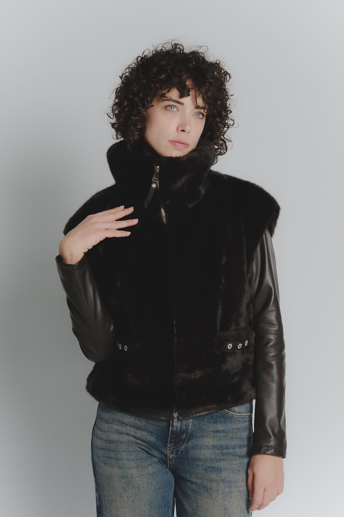 Gilet Melissa Testa di Moro woman Barone firenze - 3