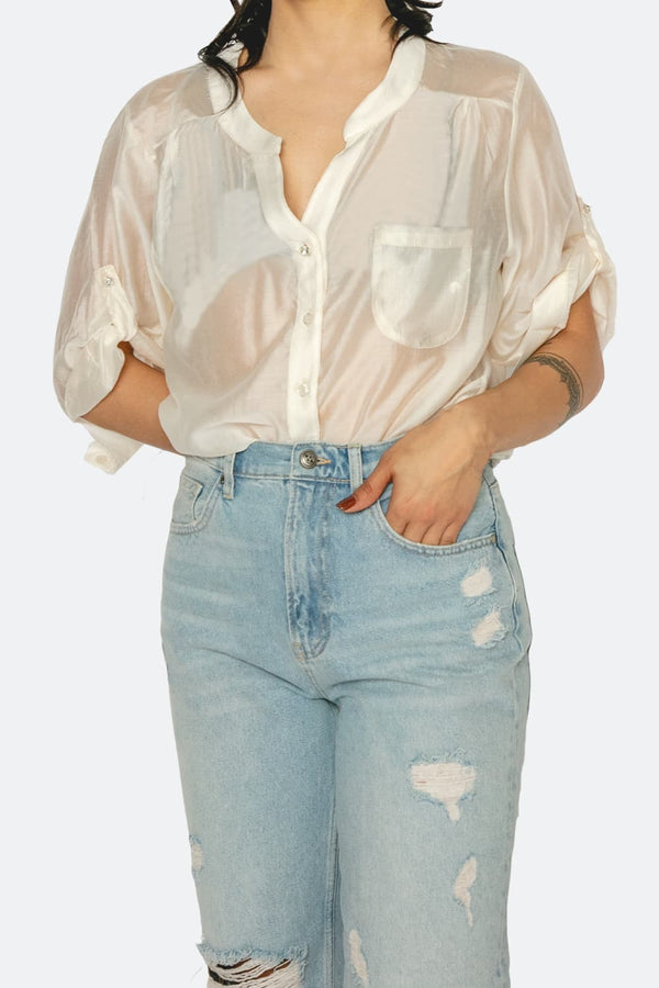 Korean Women's Shirt donna Barone firenze