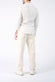 Korean Collar Shirt in Textured Cotton  Barone firenze - 4