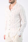 Korean Collar Shirt in Textured Cotton  Barone firenze - 1