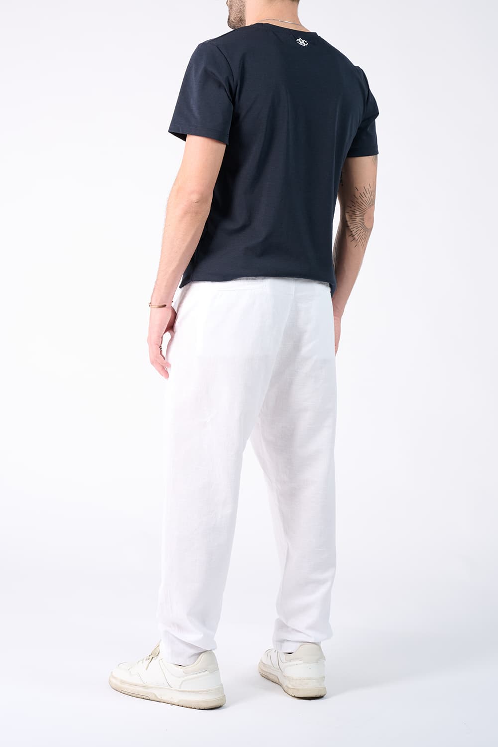 T-shirt Baron Embroidery Back New man Barone firenze - 4