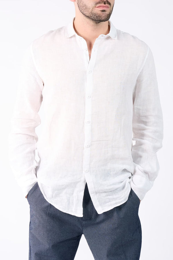 Men's Linen Shirt man Barone firenze