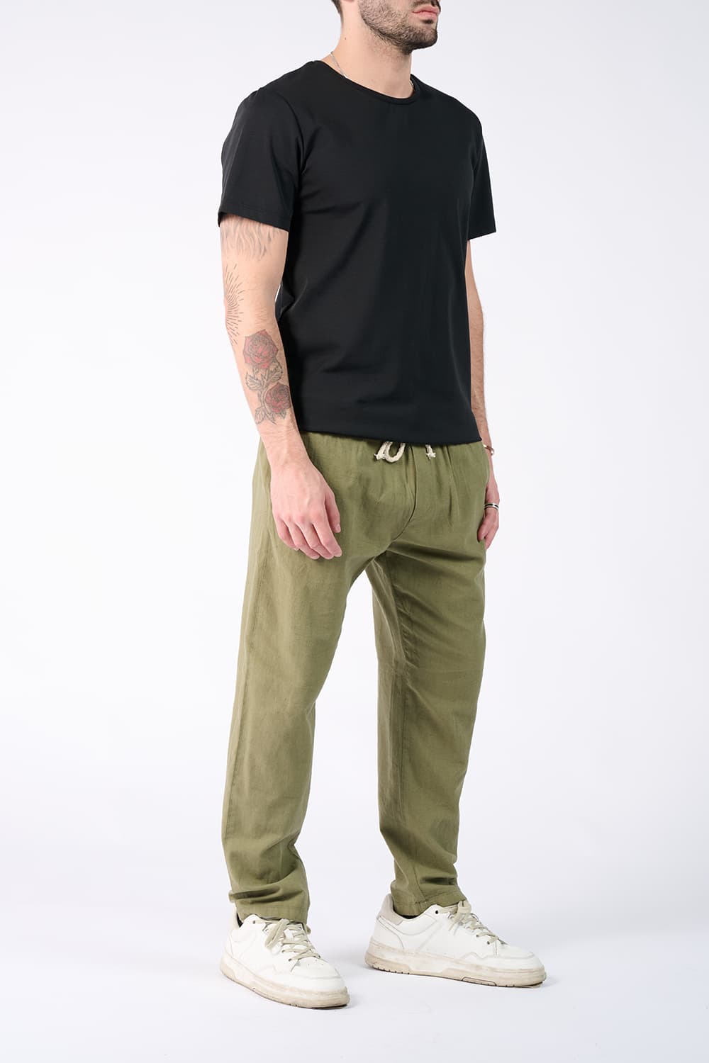 T-shirt Baron Embroidery Back New man Barone firenze - 3