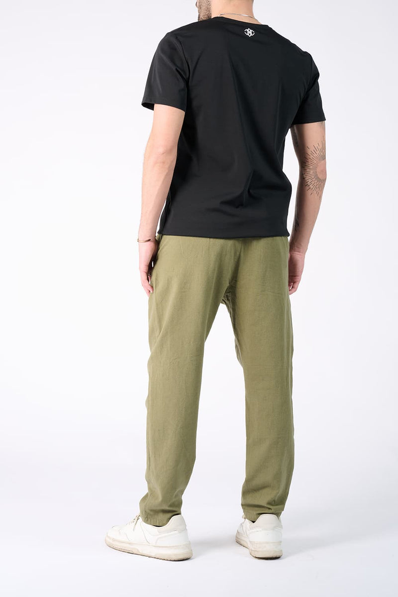 T-shirt Baron Embroidery Back New man Barone firenze - 4
