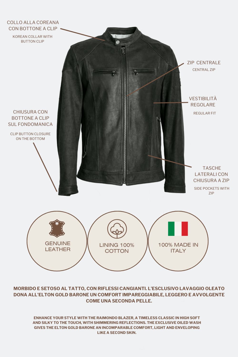 Elton Gold Oiled Black man Barone firenze - 4
