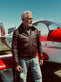 Aviator Dark Brown Leather Jacket man Barone firenze - 1