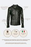 Massi Black Jacket man Barone firenze - 11