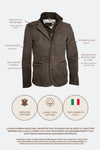 Renga Nubuck Dark Brown man Barone firenze - 7