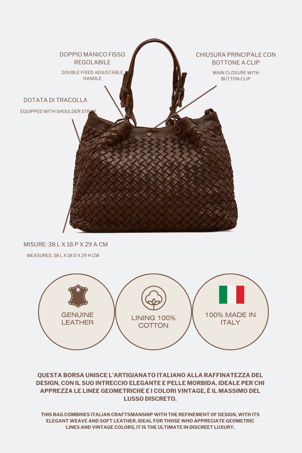 Siena Dark Brown woman Barone firenze - 7