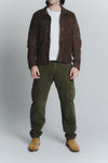 Pantaloni Cargo Verde Uomo man Barone firenze - 3