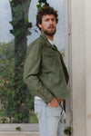 Ale Green Suede Men’s Jacket unisex Barone firenze - 7