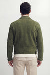 Ale Green Suede Men’s Jacket unisex Barone firenze - 12