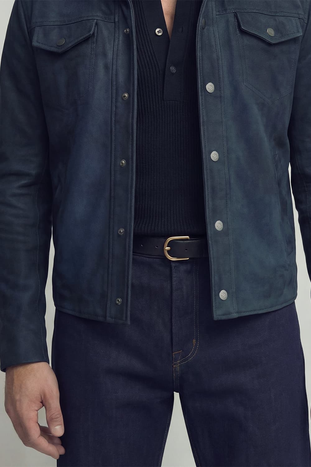 Ale Giacca oleata 100% vera pelle Made in Italy - Barone Firenze