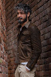 Ale Rock Dark Brown Jacket unisex Barone firenze - 3