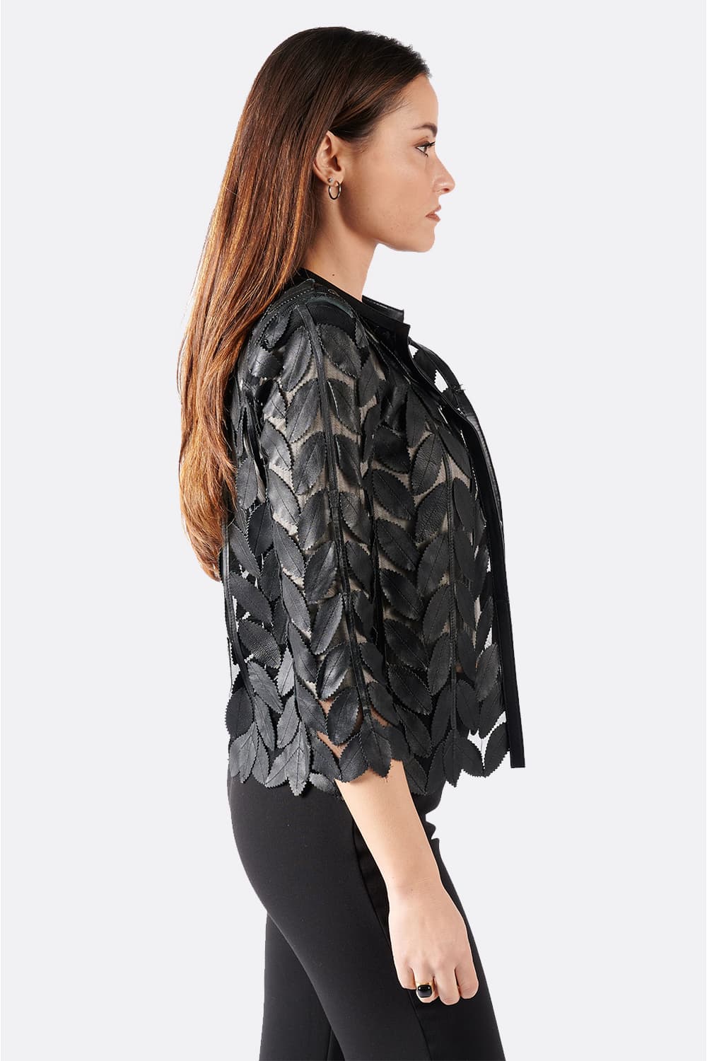Leaves Jacket woman Barone firenze - 5