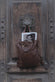 BRN - 050 Backpack in Dark Brown unisex Barone firenze - 3